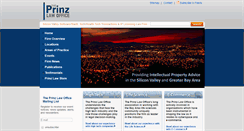 Desktop Screenshot of prinzlawoffice.com